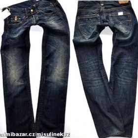 Tmavě modré rifle Replay