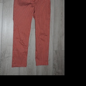Červenomodrá kalhoty  elegantní Topshop - foto č. 1