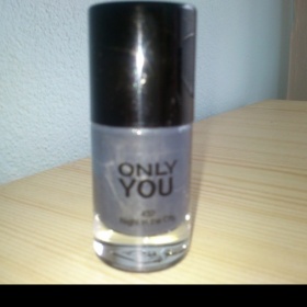 Metalicky šedý lak na nehty Only you - foto č. 1