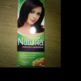 Fialová barva na vlasy Naturia - foto č. 1