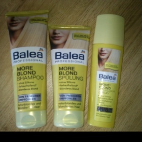 Žlutá sada na blonďaté vlasy Balea - foto č. 1
