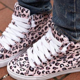 Leopardí kotníkové tenisky Prisco