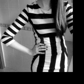 Pruhované šaty HM - foto č. 1