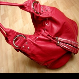 Červená kabelka na rameno a do ruky Giovanni - foto č. 1