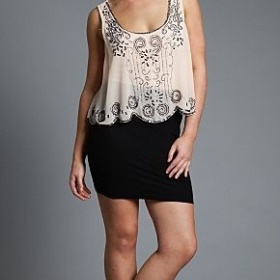 Lososovo - černé šaty Lipsy London