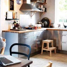 Kovová kuchyňská dvířka - Ikea