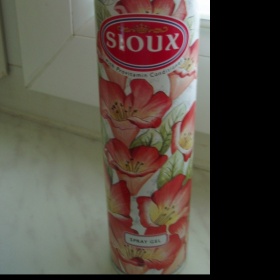 Růžový gel na vlasy ve spreji Sioux