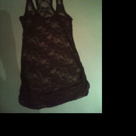 HNĚDÉ  krajkované Tílko TALLY WEIJL