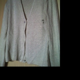 BÉŽOVÝ třpytivý Svetřík neznačkový