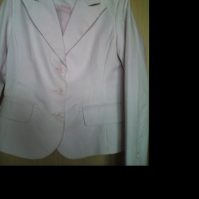 RŮŽOVOBÍLÉ sako Pyramide