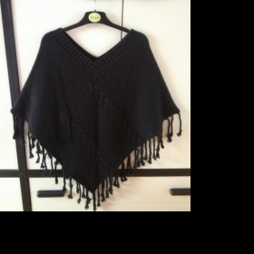 Černá pončo Takko fashion - foto č. 1