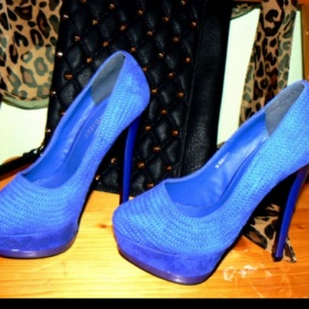 Modré lodičky CCC - foto č. 1