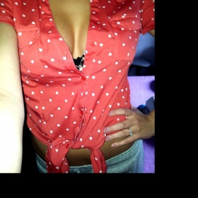 Srdíčkové triko Tally weijl