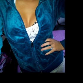 Zeleno - modrá mikina Jessica