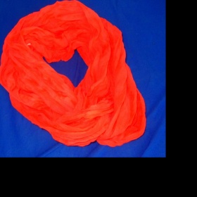 Oranžový šátek Neznačková - foto č. 1