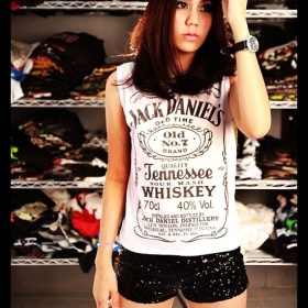 Bílé tričko Jack Daniels . - foto č. 1