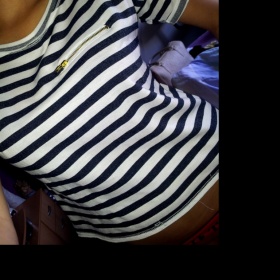 Modro - bílé triko Pimkie