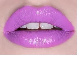 Neonově levandulová rtěnka