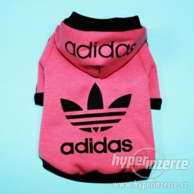 Růžový  psí obleček Adidas - foto č. 1