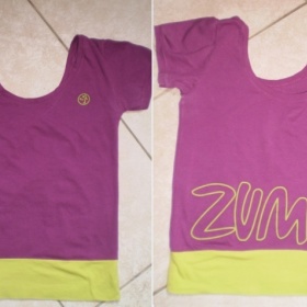 Fialové tričko Zumba - foto č. 1