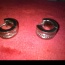 Stříbrné kroužky s tepanými kamínky z chirurgické oceli neznačková - foto č. 3