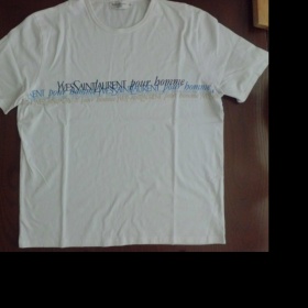 Bílé pánské tričko Yves Saint Laurent - foto č. 1