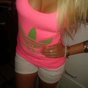 Růžové tílko Adidas