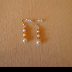 Oranžové náušnice neznačková