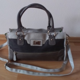 Hnědo - šedá kabelka do ruky i přes rameno Deichmann