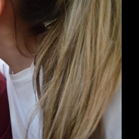 Z hnědé na blond - hustý melír