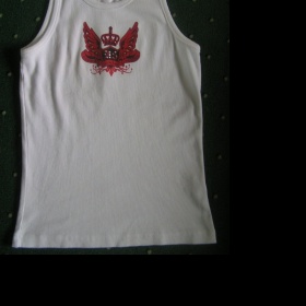 Bílé tílko Uncle Sam