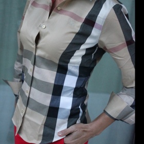 Camel dámská košile Burberry - foto č. 1