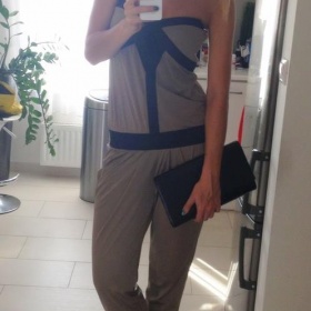 Hnědá - černá dámský overal Sugarbird - foto č. 1