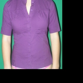 Fialová  košile neznačková