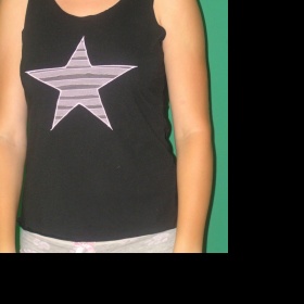 Černé  tílko Tezenis