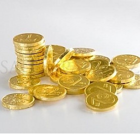 Kde koupit čokoládové mince?