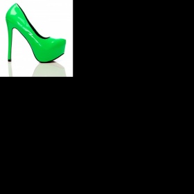 Zelené lodičky Neznačkové