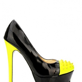 Černo - žluté lodičky Neznačkové