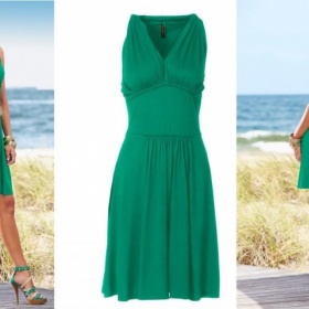 Zelené  šaty RAINBOW