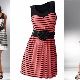 Pruhované  šaty BODY FLIRT