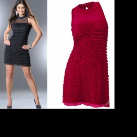 Červené  šaty RAINBOW