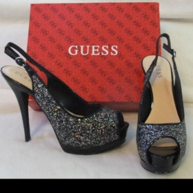 Černé dámské lodičky Guess - foto č. 1