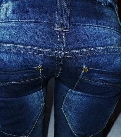 Tmavé modra džíny Bershka