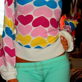 Srdíčkový svetr ONLY