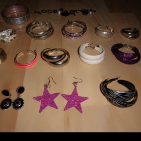 Velká  sada náušnic - Kruhy - foto č. 1