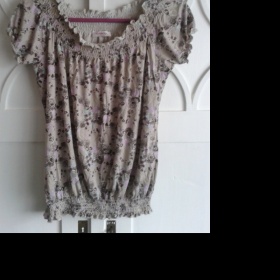 Béžová květovaná tunika Orsay - foto č. 1