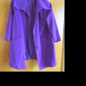 Fialová kabát Basler