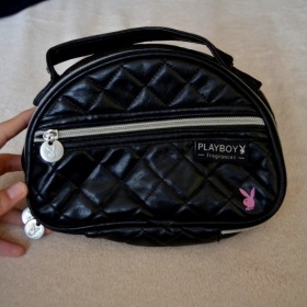 Černá kosmetická taška Playboy