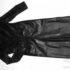 Černá kabát Kůže - foto č. 1