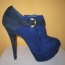 Modré boty Na podpatku - foto č. 3